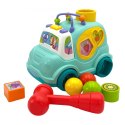 Woopie Baby WOOPIE BABY Interaktywny Samochodzik Muzyczny Sorter Montessori Niebieski
