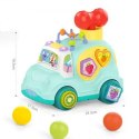 Woopie Baby WOOPIE BABY Interaktywny Samochodzik Muzyczny Sorter Montessori Niebieski