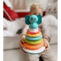 Woopie Baby WOOPIE BABY Piramida Wieża Interaktywna Słonik z Obręczami Grzechotka