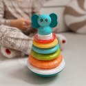 Woopie Baby WOOPIE BABY Piramida Wieża Interaktywna Słonik z Obręczami Grzechotka