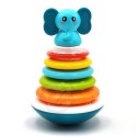 Woopie Baby WOOPIE BABY Piramida Wieża Interaktywna Słonik z Obręczami Grzechotka