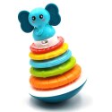 Woopie Baby WOOPIE BABY Piramida Wieża Interaktywna Słonik z Obręczami Grzechotka