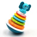 Woopie Baby WOOPIE BABY Piramida Wieża Interaktywna Słonik z Obręczami Grzechotka