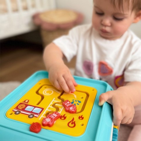 Woopie Baby WOOPIE BABY Wielofunkcyjna Kostka Aktywności Montessori 6w1 - 18m+ Woopie Baby WOOPIE BABY Wielofunkcyjna Kostka Aktywności Montessori 6w1 - 18m+