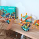 Woopie WOOPIE Klocki Magnetyczne Dinozaury Konstrukcyjne 84 el.