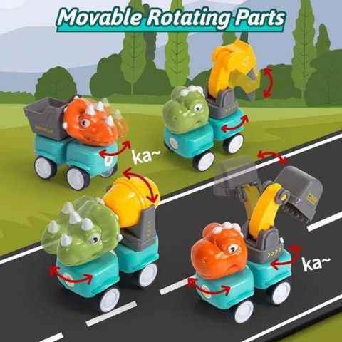 Woopie WOOPIE Klocki Magnetyczne Dinozaury Konstrukcyjne 84 el. Woopie WOOPIE Klocki Magnetyczne Dinozaury Konstrukcyjne 84 el.