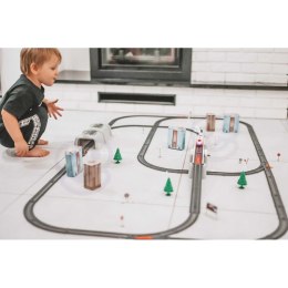 Woopie WOOPIE Kolejka Elektryczna Ogromny 914 cm Tor Most Tunel 86 el.
