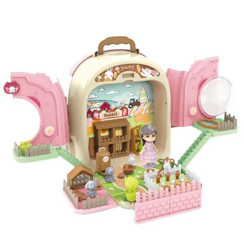 Woopie WOOPIE Królik w Plecaku 3w1 Farma Domek Ogródek Woopie WOOPIE Królik w Plecaku 3w1 Farma Domek Ogródek