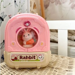 Woopie WOOPIE Królik w Plecaku 3w1 Farma Domek Ogródek