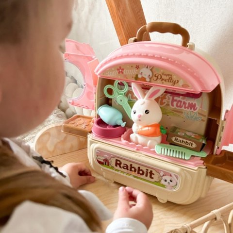 Woopie WOOPIE Królik w Plecaku 3w1 Farma Domek Ogródek Woopie WOOPIE Królik w Plecaku 3w1 Farma Domek Ogródek