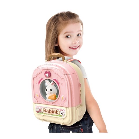Woopie WOOPIE Królik w Plecaku 3w1 Farma Domek Ogródek Woopie WOOPIE Królik w Plecaku 3w1 Farma Domek Ogródek