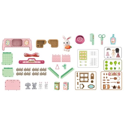 Woopie WOOPIE Królik w Plecaku 3w1 Farma Domek Ogródek Woopie WOOPIE Królik w Plecaku 3w1 Farma Domek Ogródek
