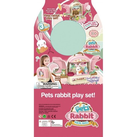 Woopie WOOPIE Królik w Plecaku 3w1 Farma Domek Ogródek Woopie WOOPIE Królik w Plecaku 3w1 Farma Domek Ogródek