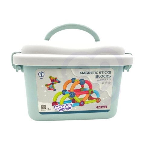 Woopie WOOPIE Magnetyczne Klocki Konstrukcyjne Edukacyjne 52 el. Woopie WOOPIE Magnetyczne Klocki Konstrukcyjne Edukacyjne 52 el.