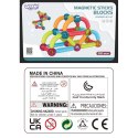 Woopie WOOPIE Magnetyczne Klocki Konstrukcyjne Edukacyjne 52 el.