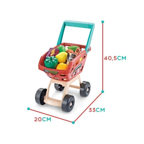 Woopie WOOPIE Sklep Supermarket z Wózkiem Sklepowym Waga Kasa Skaner + 48 Akc. Woopie WOOPIE Sklep Supermarket z Wózkiem Sklepowym Waga Kasa Skaner + 48 Akc.