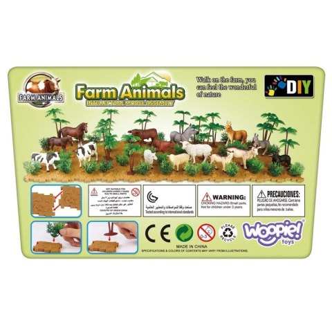Woopie WOOPIE Zestaw Figurki Farma + Kuferek 57 el. Woopie WOOPIE Zestaw Figurki Farma + Kuferek 57 el.