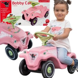 Big BIG Jeździk Bobby Car Classic Flower Różowy