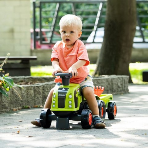 FALK FALK Jeździk Claas 470 Arion Zielony z Przyczepką + Zestaw do piasku