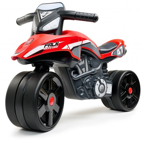 FALK FALK Jeździk Racing Team Motorek Czerwony Szerokie Koła od 1 roku FALK FALK Jeździk Racing Team Motorek Czerwony Szerokie Koła od 1 roku