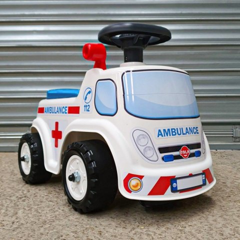 FALK FALK Jeździk Samochód Ambulans z Klaksonem od 1 roku FALK FALK Jeździk Samochód Ambulans z Klaksonem od 1 roku