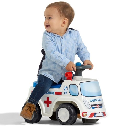 FALK FALK Jeździk Samochód Ambulans z Klaksonem od 1 roku FALK FALK Jeździk Samochód Ambulans z Klaksonem od 1 roku