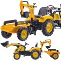 FALK FALK Traktor KOMATSU na Pedały Koparka Łyżka Przyczepka od 2 lat
