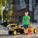 FALK FALK Traktor KOMATSU na Pedały Koparka Łyżka Przyczepka od 2 lat