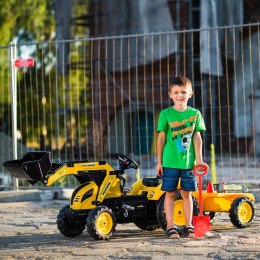 FALK FALK Traktor KOMATSU na Pedały Koparka Łyżka Przyczepka od 2 lat