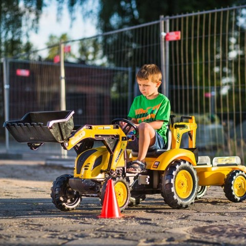 FALK FALK Traktor KOMATSU na Pedały Koparka Łyżka Przyczepka od 2 lat FALK FALK Traktor KOMATSU na Pedały Koparka Łyżka Przyczepka od 2 lat