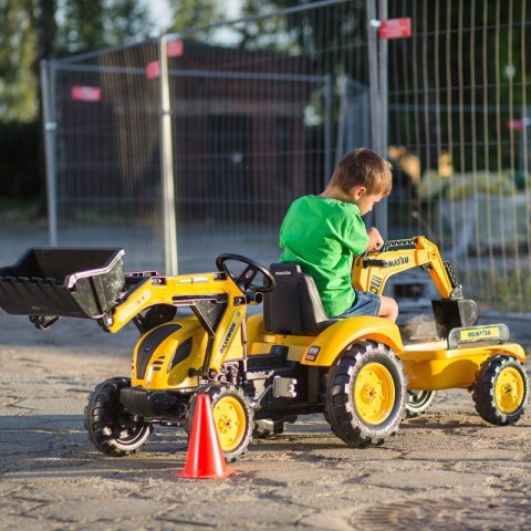 FALK FALK Traktor KOMATSU na Pedały Koparka Łyżka Przyczepka od 2 lat FALK FALK Traktor KOMATSU na Pedały Koparka Łyżka Przyczepka od 2 lat