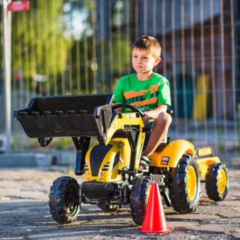 FALK FALK Traktor KOMATSU na Pedały Koparka Łyżka Przyczepka od 2 lat FALK FALK Traktor KOMATSU na Pedały Koparka Łyżka Przyczepka od 2 lat