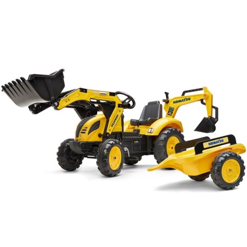 FALK FALK Traktor KOMATSU na Pedały Koparka Łyżka Przyczepka od 2 lat FALK FALK Traktor KOMATSU na Pedały Koparka Łyżka Przyczepka od 2 lat