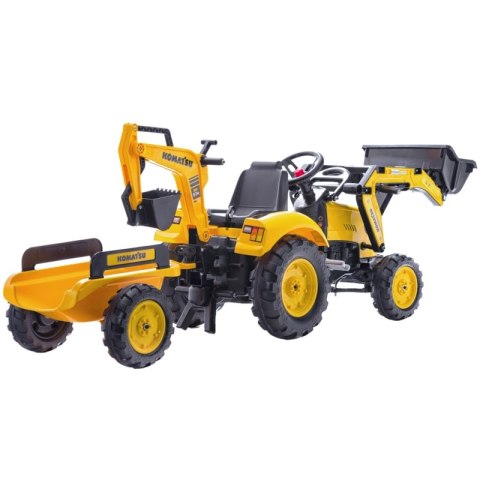FALK FALK Traktor KOMATSU na Pedały Koparka Łyżka Przyczepka od 2 lat FALK FALK Traktor KOMATSU na Pedały Koparka Łyżka Przyczepka od 2 lat