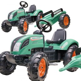 FALK FALK Traktor Lander Zielony na Pedały z Przyczepką od 3 Lat