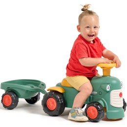 FALK FALK Traktorek Baby Maurice Zielony Vintage z Przyczepką od 1 roku
