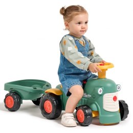 FALK FALK Traktorek Baby Maurice Zielony Vintage z Przyczepką od 1 roku