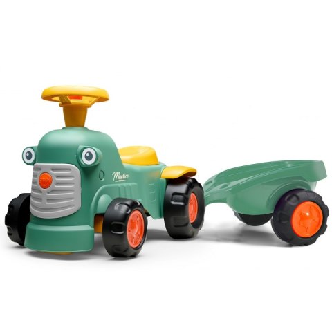 FALK FALK Traktorek Baby Maurice Zielony Vintage z Przyczepką od 1 roku FALK FALK Traktorek Baby Maurice Zielony Vintage z Przyczepką od 1 roku