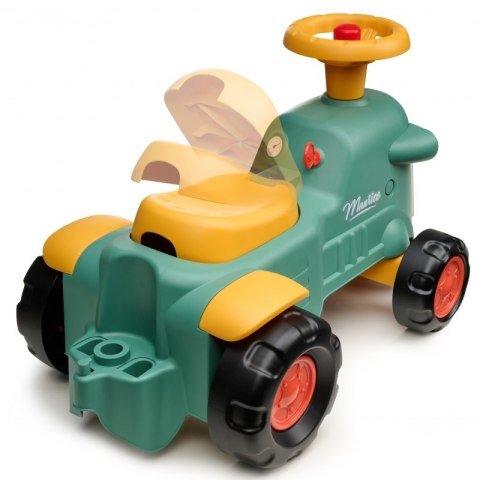 FALK FALK Traktorek Baby Maurice Zielony Vintage z Przyczepką od 1 roku FALK FALK Traktorek Baby Maurice Zielony Vintage z Przyczepką od 1 roku