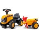 FALK FALK Traktorek JCB Pomarańćzowy z Przyczepką od 1 roku
