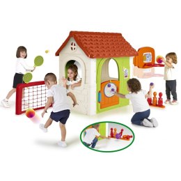 Feber FEBER Dom Aktywności Wielofunkcyjny Domek 6 w 1 z Dołączonymi Grami