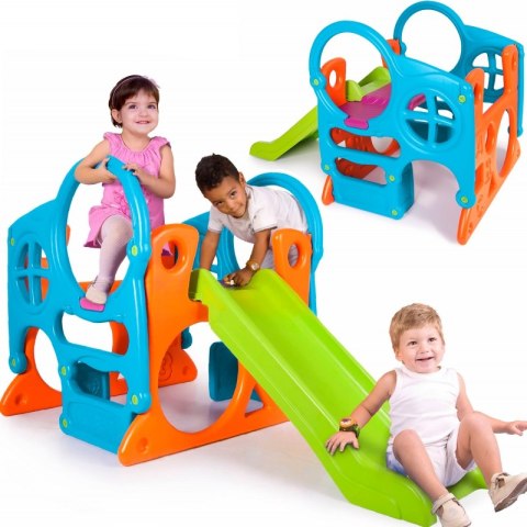 Feber FEBER Duży Plac Zabaw Activity Center Zjeżdżalnia 100 cm Ścianka Wspinaczkowa Kształty Feber FEBER Duży Plac Zabaw Activity Center Zjeżdżalnia 100 cm Ścianka Wspinaczkowa Kształty