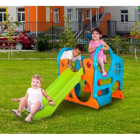 Feber FEBER Duży Plac Zabaw Activity Center Zjeżdżalnia 100 cm Ścianka Wspinaczkowa Kształty Feber FEBER Duży Plac Zabaw Activity Center Zjeżdżalnia 100 cm Ścianka Wspinaczkowa Kształty