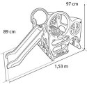 Feber FEBER Duży Plac Zabaw Activity Center Zjeżdżalnia 100 cm Ścianka Wspinaczkowa Kształty