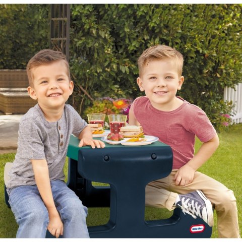 Little Tikes Little Tikes Stolik Piknikowy dla Dzieci Niebiesko-Zielony do Ogrodu Little Tikes Little Tikes Stolik Piknikowy dla Dzieci Niebiesko-Zielony do Ogrodu