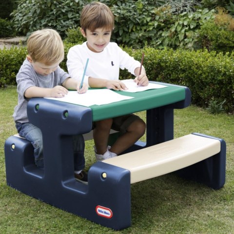 Little Tikes Little Tikes Stolik Piknikowy dla Dzieci Niebiesko-Zielony do Ogrodu Little Tikes Little Tikes Stolik Piknikowy dla Dzieci Niebiesko-Zielony do Ogrodu