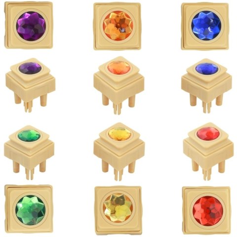 Masterkidz MASTERKIDZ Akrylowe Kolorowe Diamenciki Do Tablicy Naukowej STEM 72 Sztuki Masterkidz MASTERKIDZ Akrylowe Kolorowe Diamenciki Do Tablicy Naukowej STEM 72 Sztuki