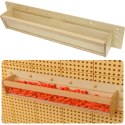 Masterkidz MASTERKIDZ Drewniany Pojemniczek Przezroczysta Ścianka 80 cm do Tablic Naukowo-Kreatywnych STEM