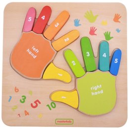 Masterkidz MASTERKIDZ Edukacyjna Tabliczka Drewniana Liczenie Na Palcach