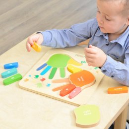 Masterkidz MASTERKIDZ Edukacyjna Tabliczka Drewniana Liczenie Na Palcach